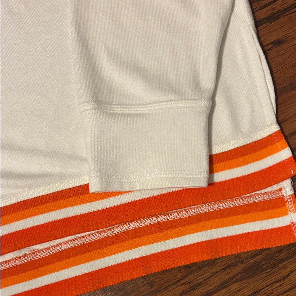NFL Cleveland Browns womens long sleeve White and Orange - Picture 5 of 5